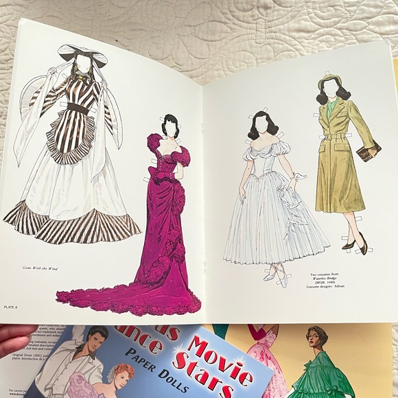 Tom Tierney Marie Antoinette, famous Movie, Vivien Leigh, Storybook Paper Dolls. - Picture 13 of 13